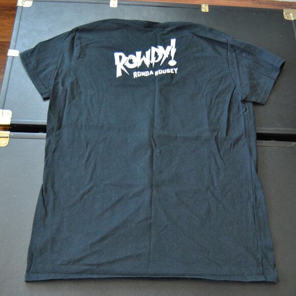 Ronda Rousey WWE Tap Tap Tap XX-Large Black Short Sleeve Shirt - Picture 3 of 5